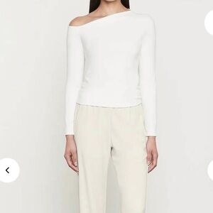 Enza Costa Exposed Shoulder Top